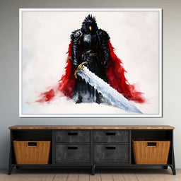 Majestic Ravens Knight's Valor - NicheCanvas