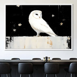 Nocturnal Guardians Elegance - NicheCanvas