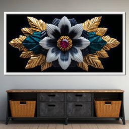 Golden Petal Radiance Jewel - NicheCanvas