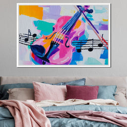 Melodic Violin Vibrance - NicheCanvas