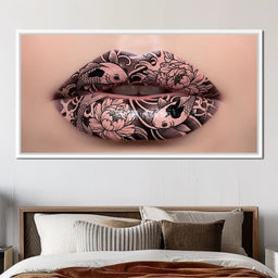 Enchanted Koi Elegance Lips - NicheCanvas