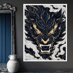 Golden Tempest Tiger Roar - NicheCanvas