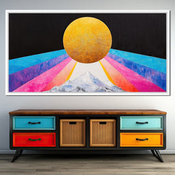 Golden Horizon Radiance - NicheCanvas