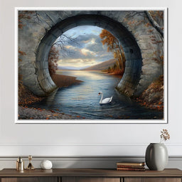 Swan's Passage - TooplesArt - NicheCanvas