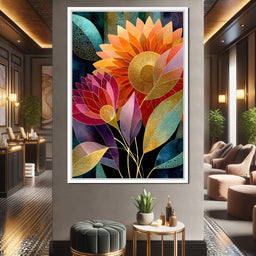 Radiant Blooming Spectrum - NicheCanvas