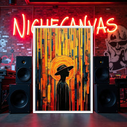 Radiant Silhouette Harmony - NicheCanvas