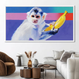 Playful Primate Delight - NicheCanvas