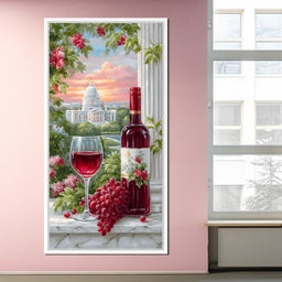 Capitol Tranquility & A Cup of Wine - NicheCanvas