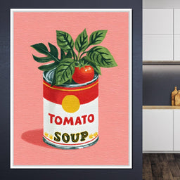 Pop Tomato Soup Garden Can - NicheCanvas