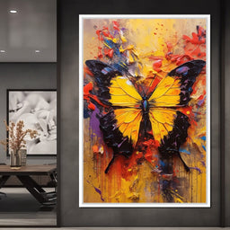 Colorburst Moths - NicheCanvas