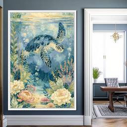 Silent Passage Through The Deep Sea - NicheCanvas