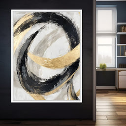 Golden Flow Rhythms - NicheCanvas