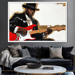 Electric Harmony Portraiture - NicheCanvas