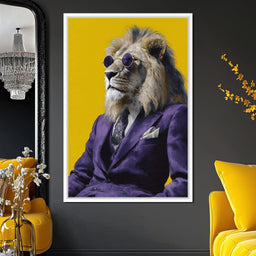 Regal Lion Boss Violet Suit - NicheCanvas