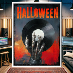 Halloween Monster Vinyl Vibes - NicheCanvas
