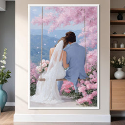 Wedding Vows Under Blossom Skies - NicheCanvas