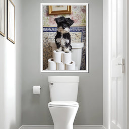 Puppy King of Soft Thrones - NicheCanvas