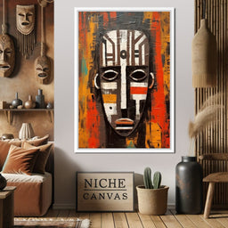 Tribal Mask 13 - Sakeem Gibbs - NicheCanvas