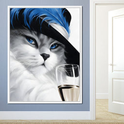 Glamour Feline Elegance - NicheCanvas