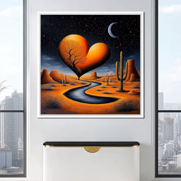 Heart of the Desert - TooplesArt - NicheCanvas