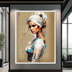 Female Portrait 256 - Johanjjf - NicheCanvas