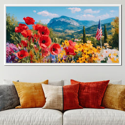 Majestic Valley Blooms Vista - NicheCanvas