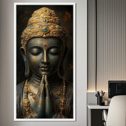 Golden Buddha Tranquility - NicheCanvas