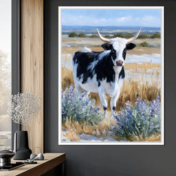 Longhorn Meadow Wildflowers - NicheCanvas