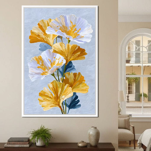 Golden Poppies Soft Light Canvas Print