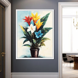 Tropical Bloom Flowers - NicheCanvas