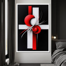 Scarlet Coil Crossing - TooplesArt - NicheCanvas