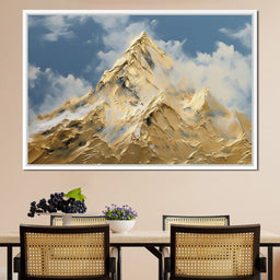 Golden Summit Rising Light - NicheCanvas