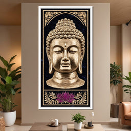 Celestial Buddha Lotus Tranquil - NicheCanvas