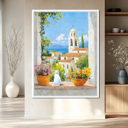 Mediterranean Morning Calm - NicheCanvas