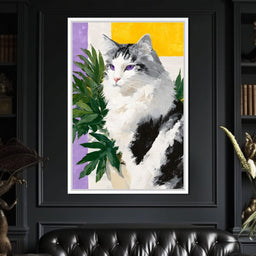 Maine Coon Violet Eye Majesty - NicheCanvas