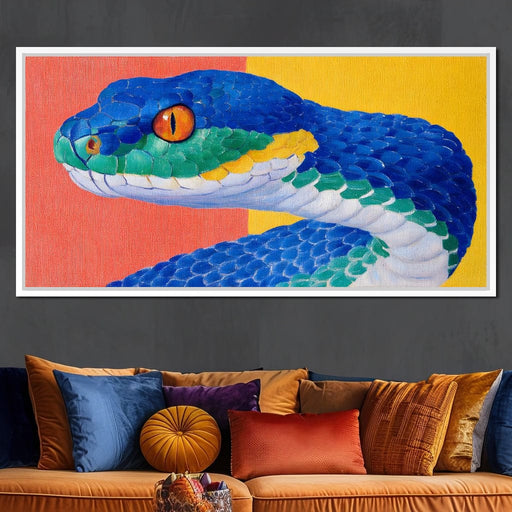 Sapphire Coil Radiance Canvas Print