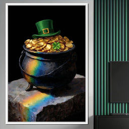 Leprechaun Gold Pot Luck - NicheCanvas