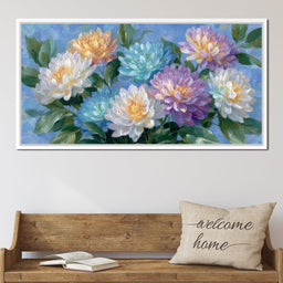 Petals of Tranquil Vibrance - NicheCanvas