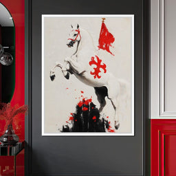 Gallant Steed Ascending - NicheCanvas