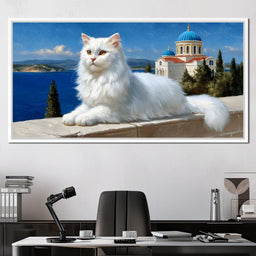 White Guardian of Aegean - NicheCanvas