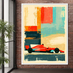 High Velocity Momentum On The Track - NicheCanvas