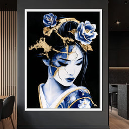 Golden Kintsugi Porcelain Spirit - NicheCanvas