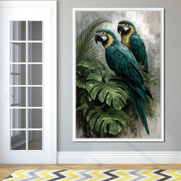 Emerald Jungle Guardians - NicheCanvas