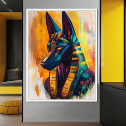 Majestic Anubis Reverie - NicheCanvas