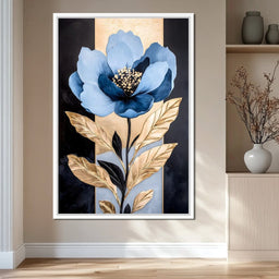 Floral Elegance Midnight Bloom - NicheCanvas