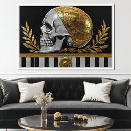 Golden Echoes of Time - NicheCanvas