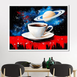 Saturn Brew Cosmic Journey - NicheCanvas