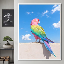 Vibrant Parrot - NicheCanvas