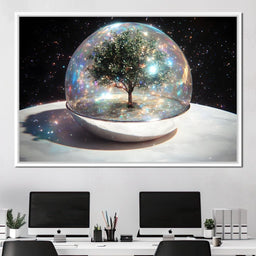 Celestial Arboreal Oasis - NicheCanvas