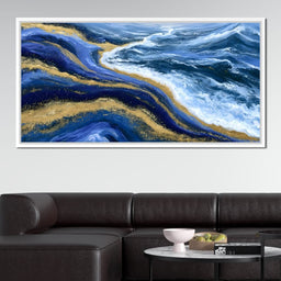 Tidal Currents Of Liquid Gold - NicheCanvas